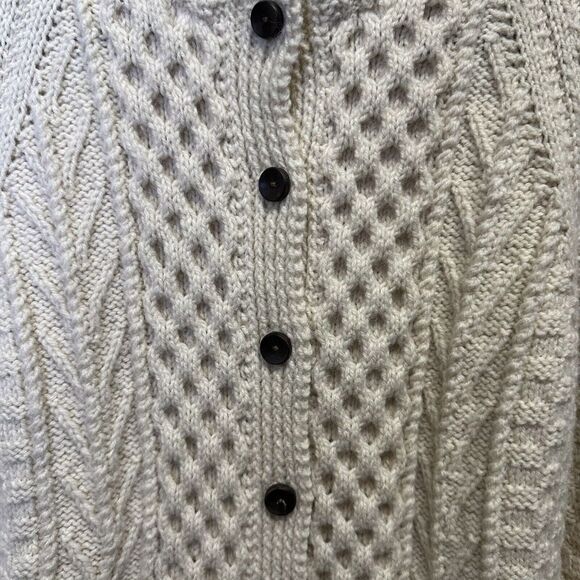 INISH SAIMER HAND KNITTED IN IRELAND VINTAGE 1960-70’s ARAN JUMPER Large - Picture 3 of 10